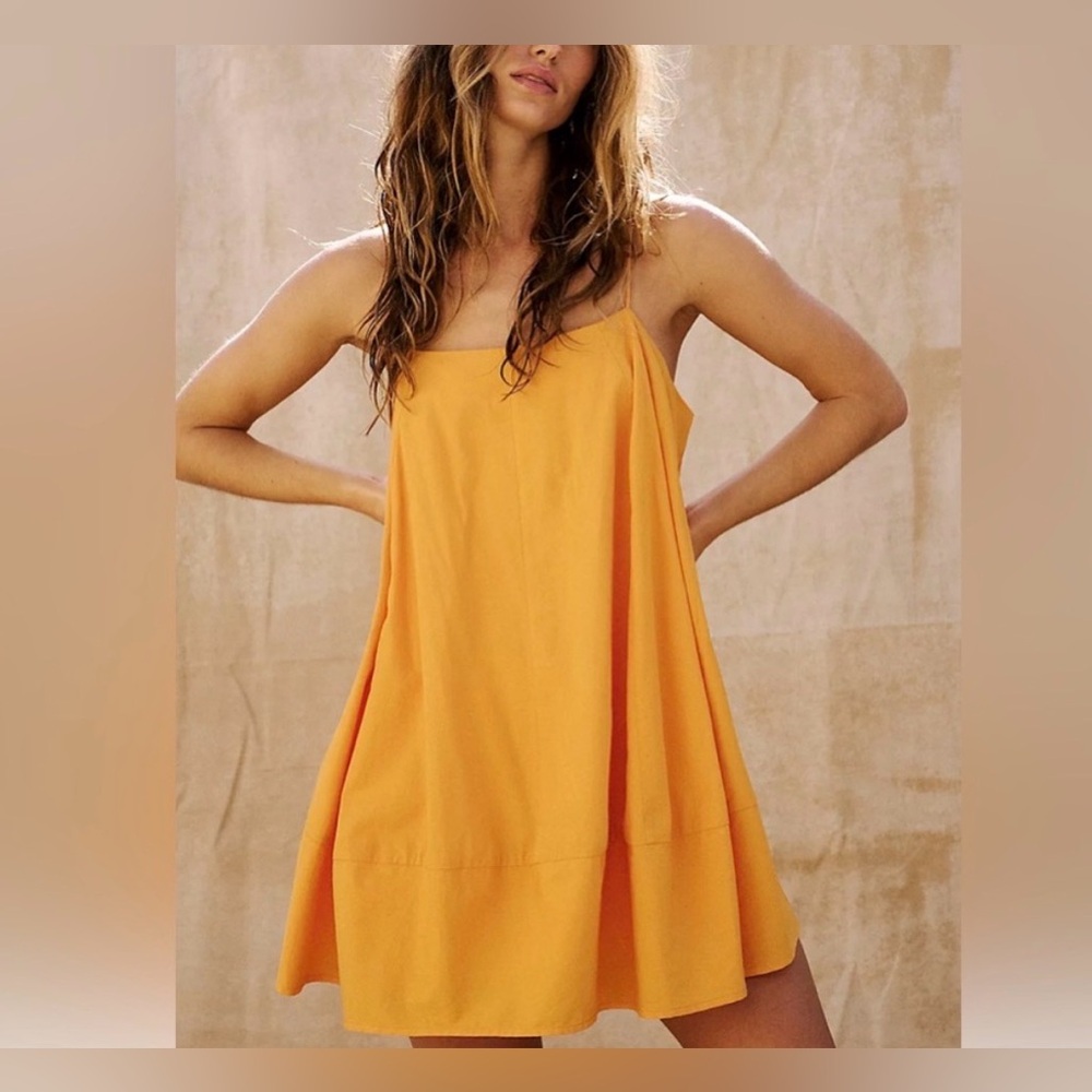 FP STRUTTIN MINI Vibrant Orange Dress
